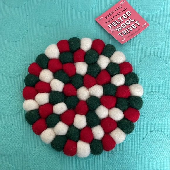 Trader Joe’s Handcrafted Felted Wool Trivet - Picture 2 of 4